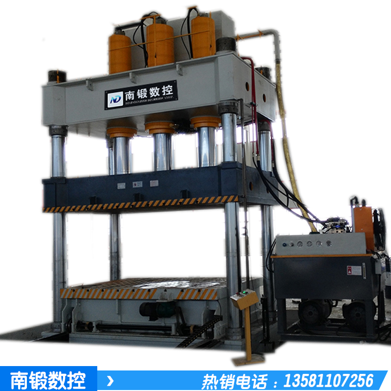 630噸四柱油壓機(jī)帶移動(dòng)工作臺(tái)帶液壓墊液壓機(jī)壓汽車(chē)內(nèi)飾油壓機(jī)