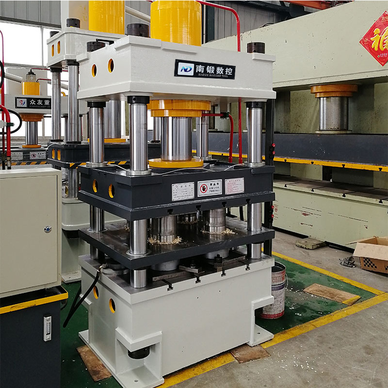 滕州液壓機(jī)廠家200噸粉末成型液壓機(jī)一出四茶餅機(jī)四柱油壓機(jī)